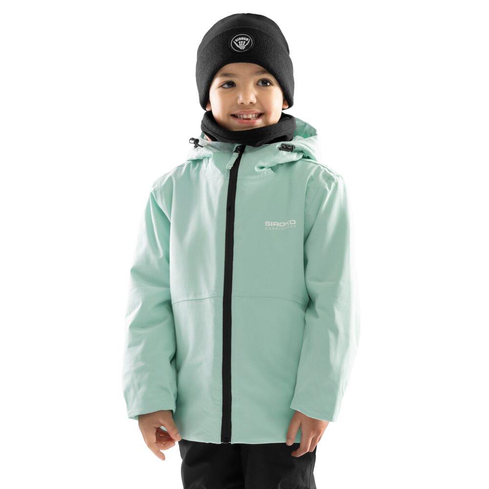 Kids Winter sports Boys’ snowboard jacket K-Core Snatch Blue
