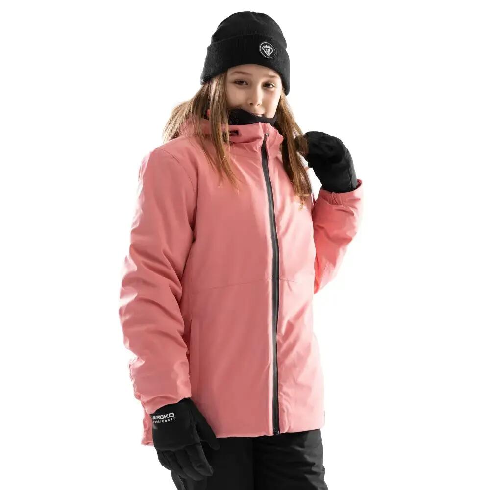 Kids Winter sports Girls’ snowboard jacket K-Core-G Glimmer Pink