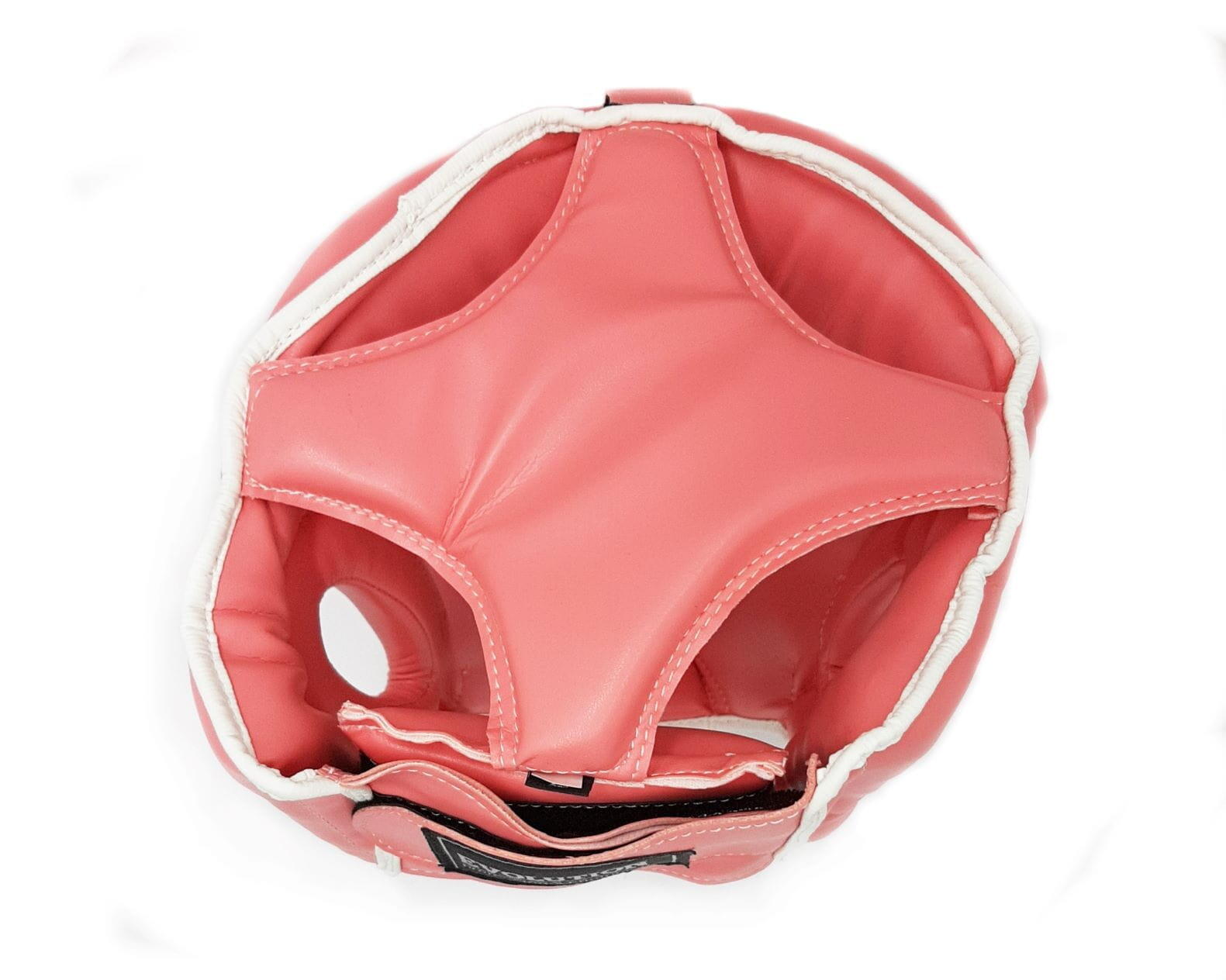 Kask bokserski Evolution Professional Equipment z maską Pink 4/4