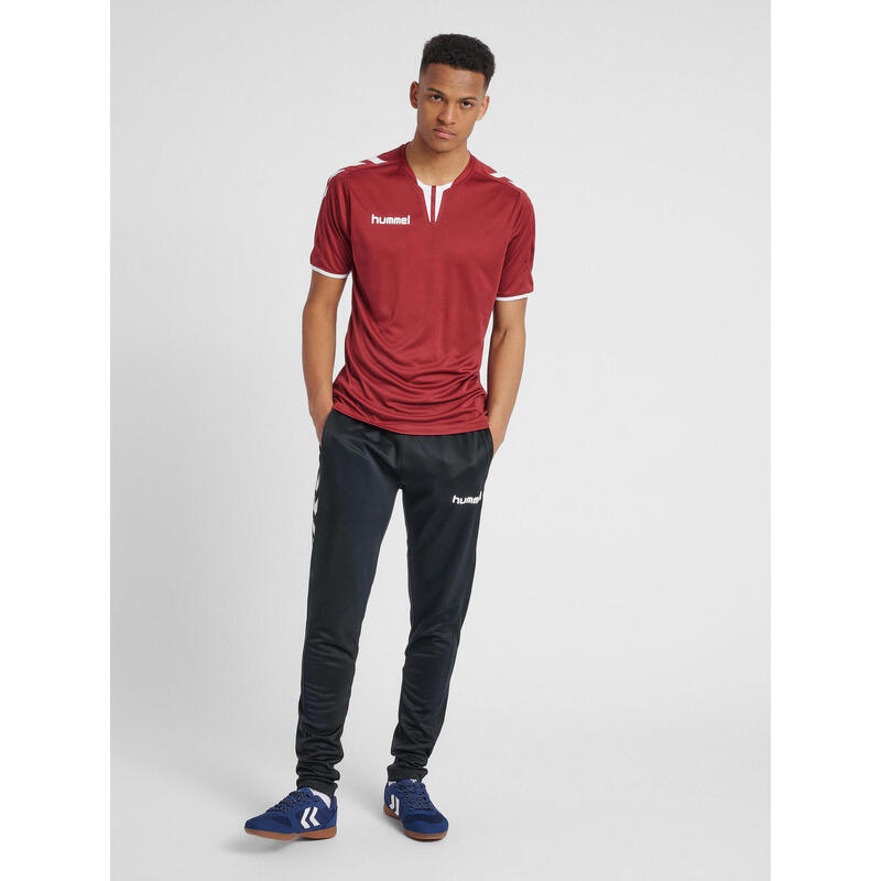 Koszulka sportowa HUMMEL core SS poly bordowa