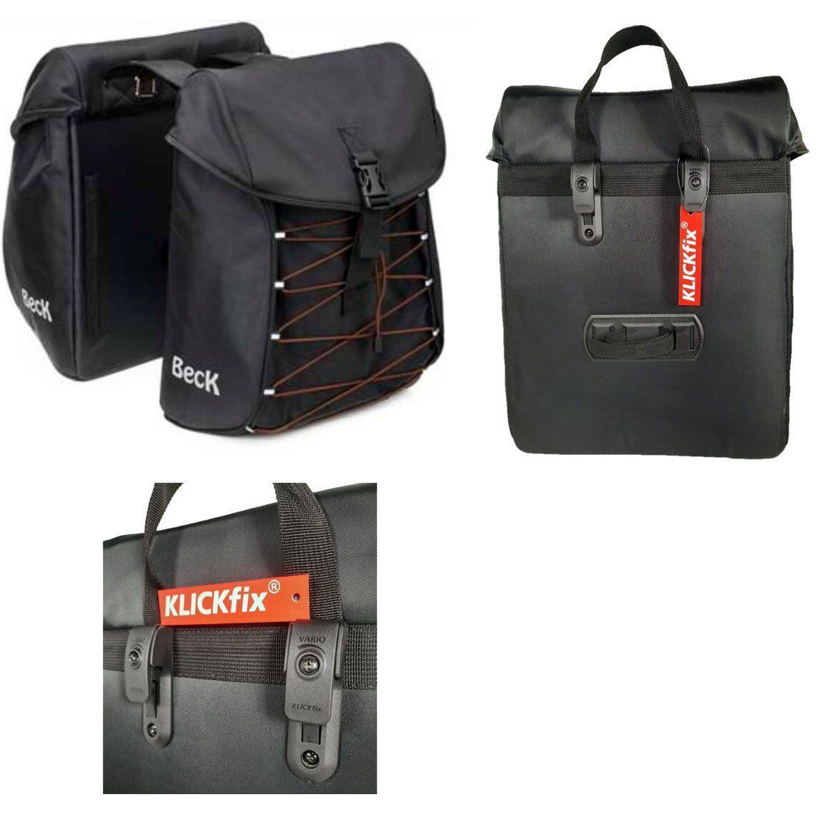 Paire de sacochces beck S-TAR - dimensions 33x13x43 - 36 litres - marron 4/4