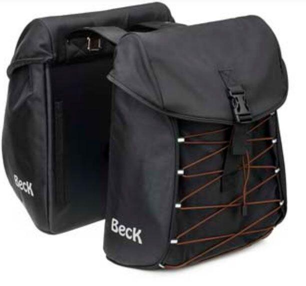 Paire de sacochces beck S-TAR - dimensions 33x13x43 - 36 litres - marron 2/4