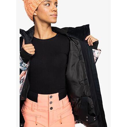 bunda ROXY Presence Parka PEACH PINK DREAMY PICTURE