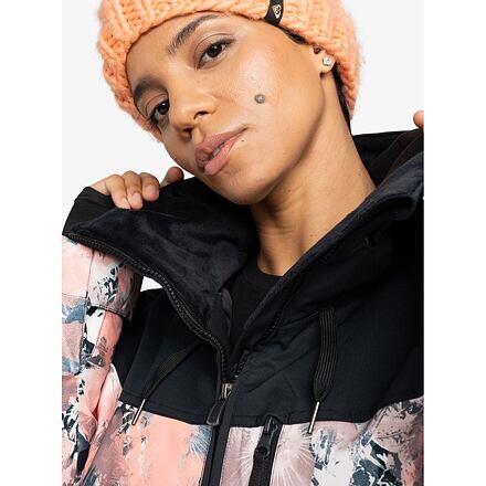 bunda ROXY Presence Parka PEACH PINK DREAMY PICTURE