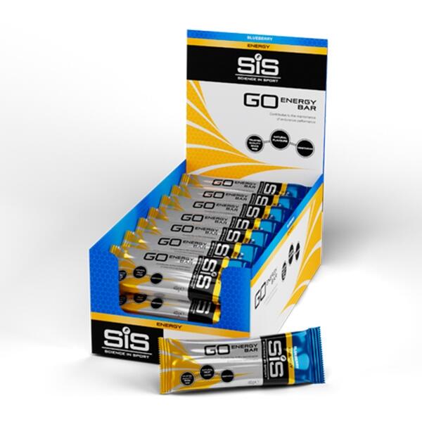 SCIENCE IN SPORT GO Energy Bar | 26g Carbs | Blueberry | 30 Pack