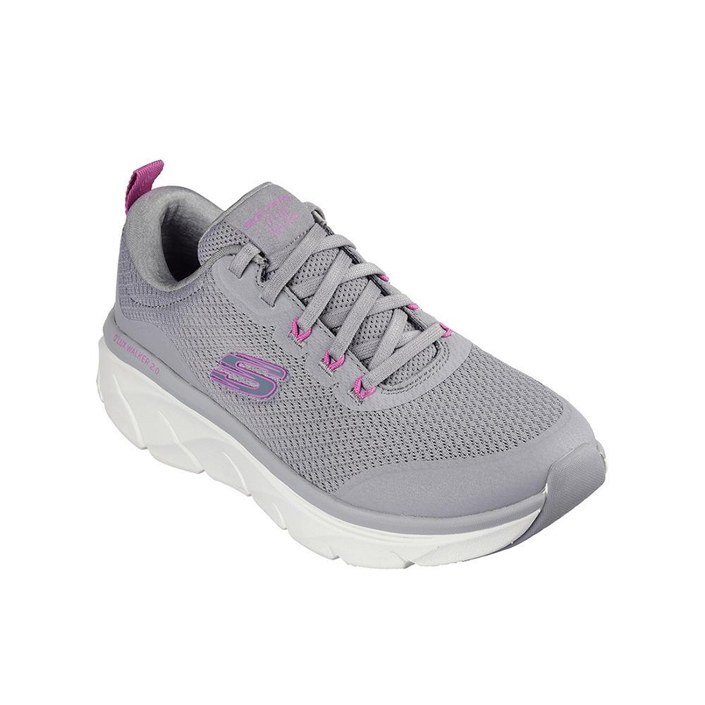 Tênis Femininos Skechers D'LUX WALKER 2.0 Cinza 2/4
