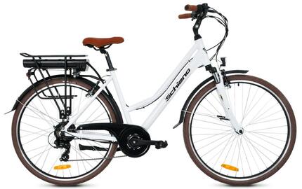 Rower elektryczny miejski 28" aluminiowy, amortyzujący wstrząsy