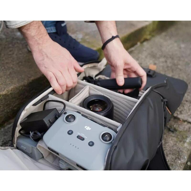 PGYTECH Sangle Rapide Pour Appareil Photo – Harnais Sac à Dos Avec Connecteurs Magnétiques Et Perles Rapides, Noir, Charge Max 90 Kg