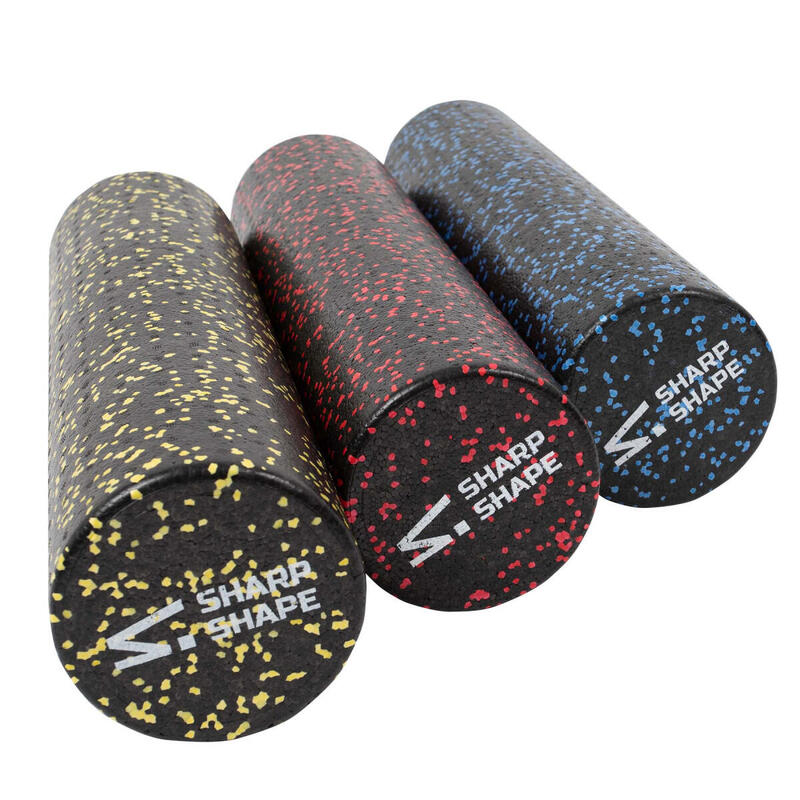 SHARP SHAPE MASÁŽNÍ VÁLEC FOAM ROLLER, ČERVENO-ČERNÁ BARVA