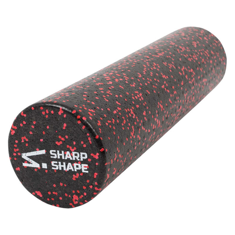 SHARP SHAPE MASÁŽNÍ VÁLEC FOAM ROLLER, ČERVENO-ČERNÁ BARVA