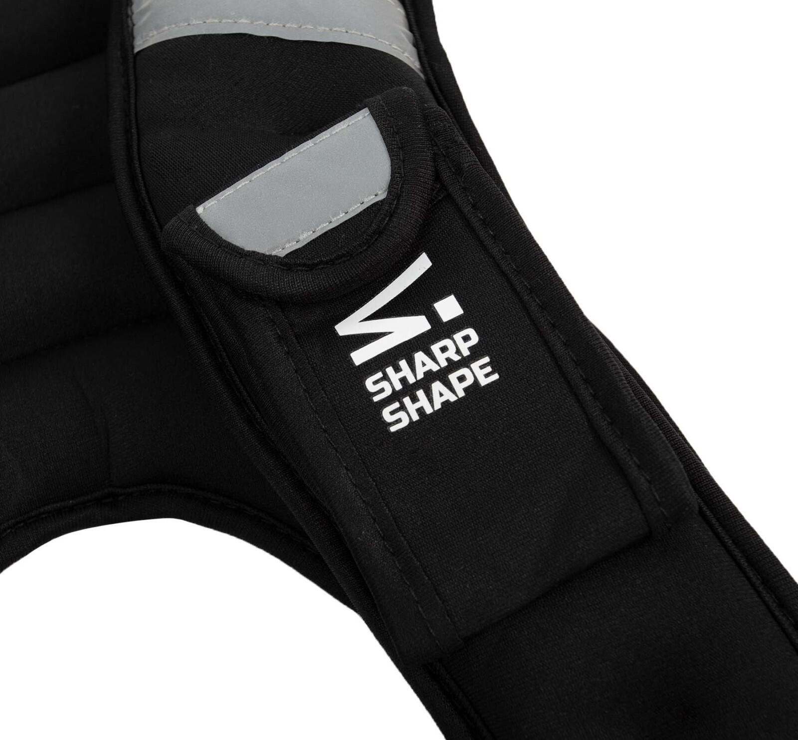 ZÁTĚŽOVÁ VESTA 5 KG ČERNÁ SHARP SHAPE 3/5