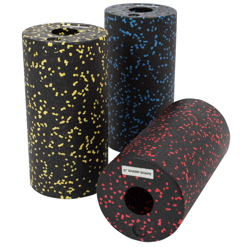 SHARP SHAPE MASÁŽNÍ VÁLEC FOAM ROLLER 30 CM, ČERVENO-ČERNÁ BARVA