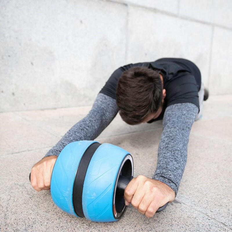 POSILOVACÍ KOLEČKO AB ROLLER MODRÝ SHARP SHAPE 4/4