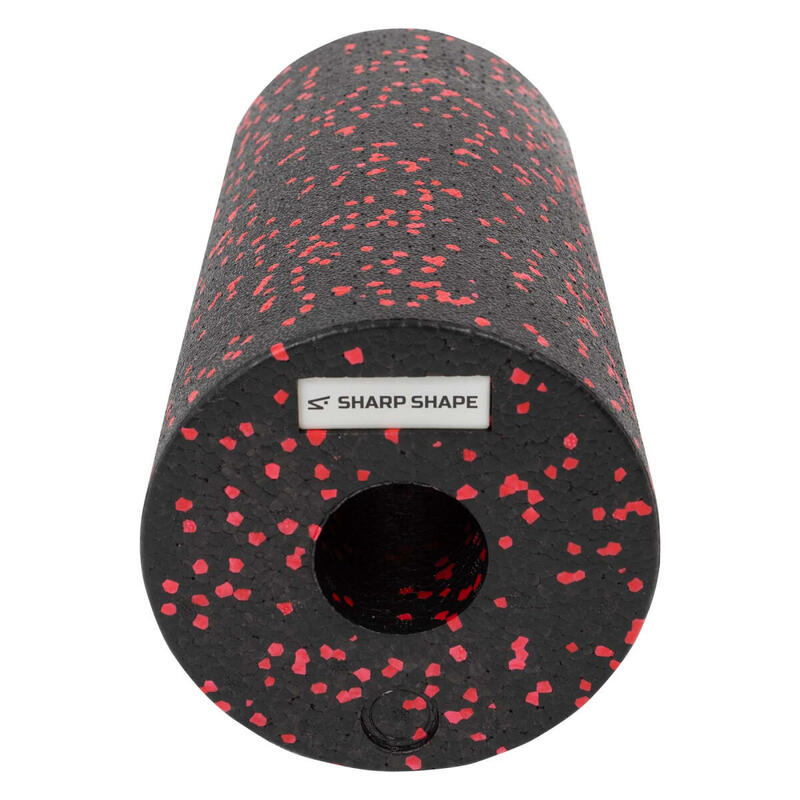 SHARP SHAPE MASÁŽNÍ VÁLEC FOAM ROLLER 30 CM, ČERVENO-ČERNÁ BARVA