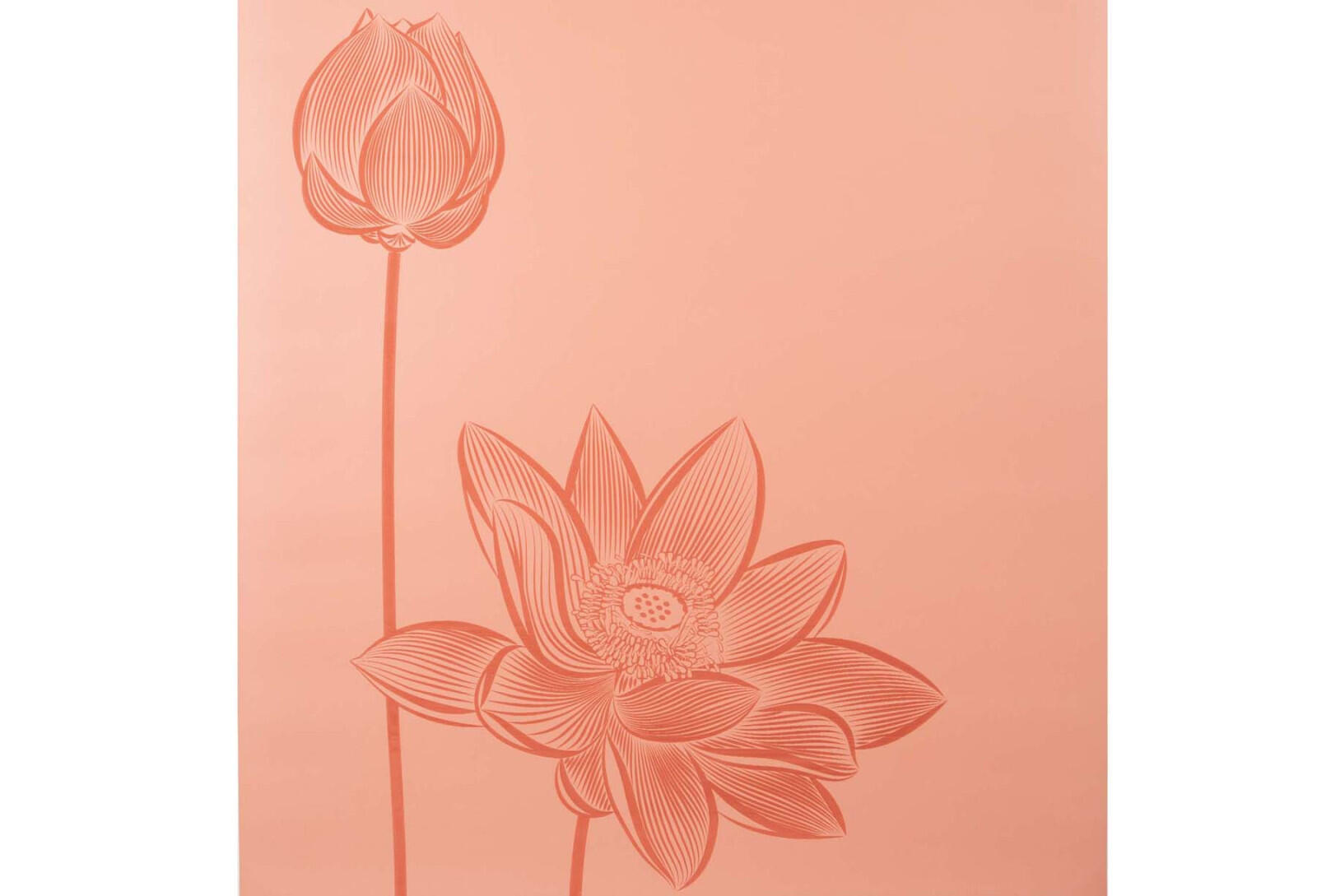 PODLOŽKA NA JÓGU PU FLOWER PEACH 5/5