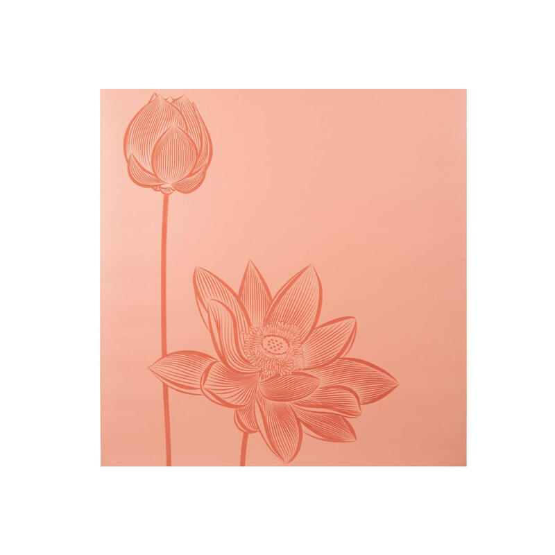 PODLOŽKA NA JÓGU PU FLOWER PEACH
