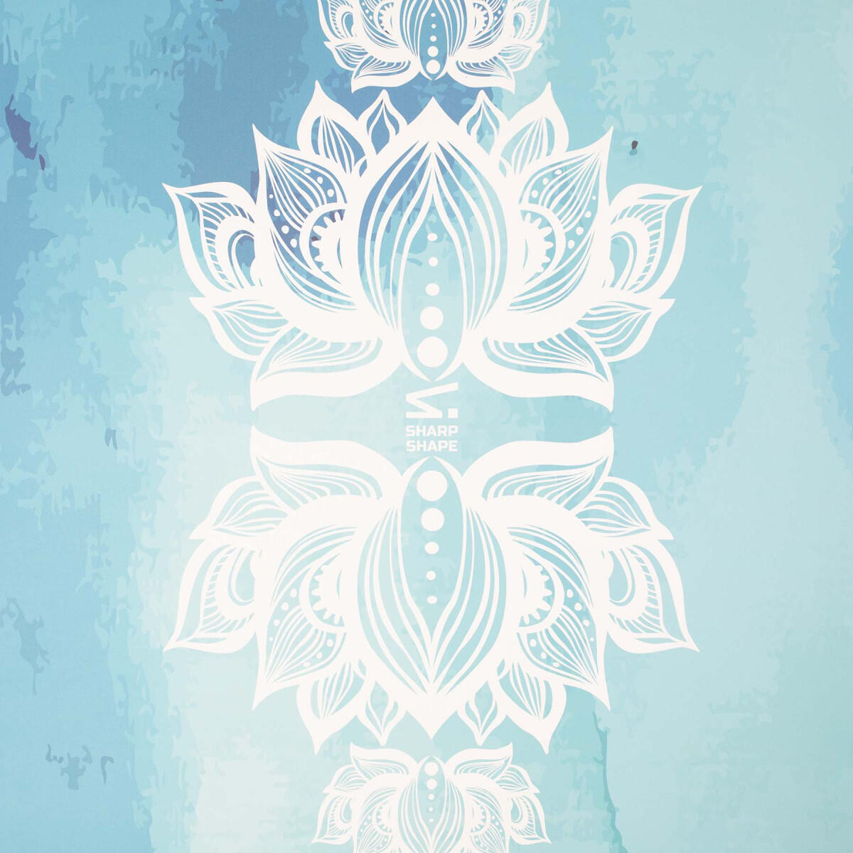 PODLOŽKA PU-FROSTED YOGA MAT WATER 4/7