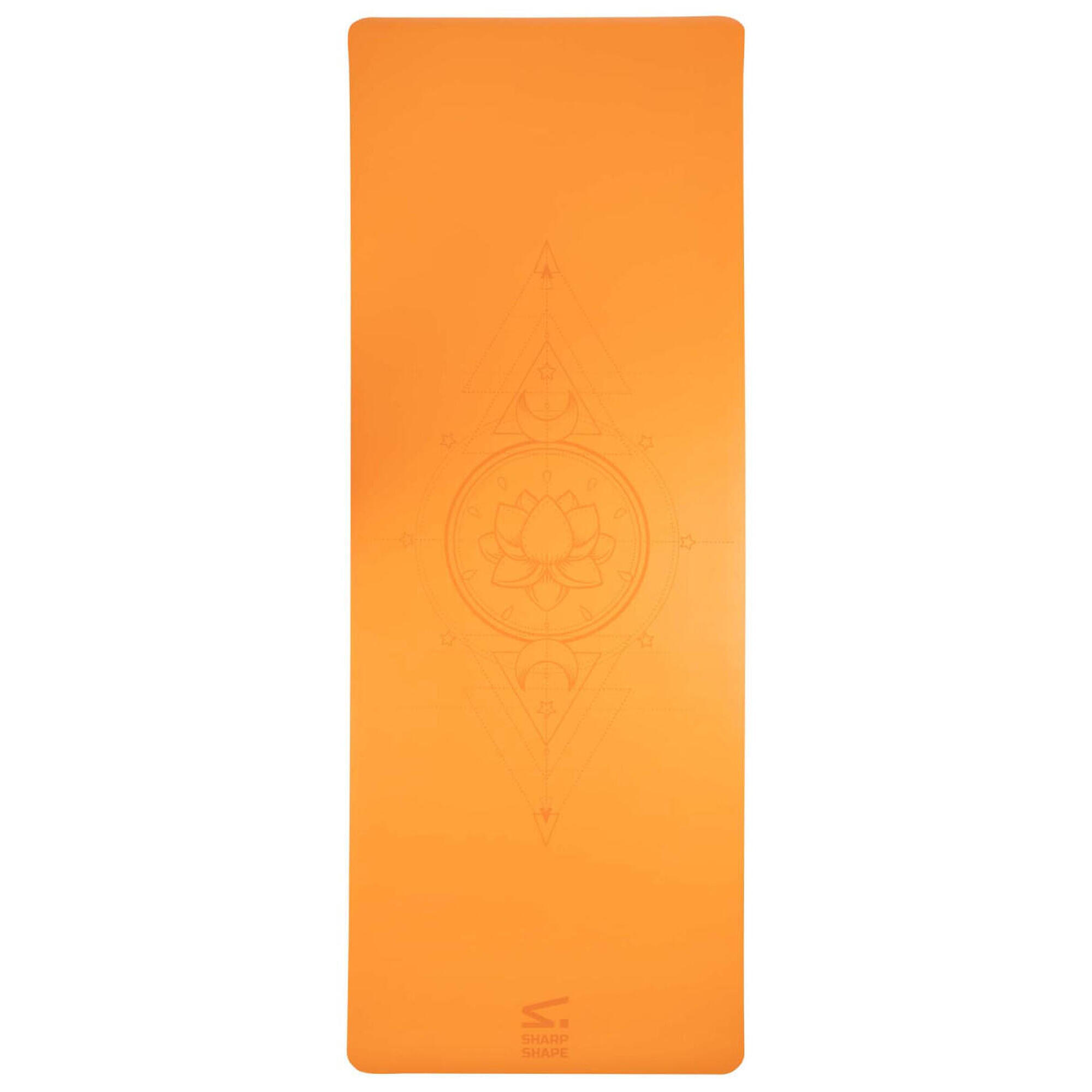 SHARP SHAPE PODLOŽKA NA JÓGU PU DREAM ORANŽOVÁ