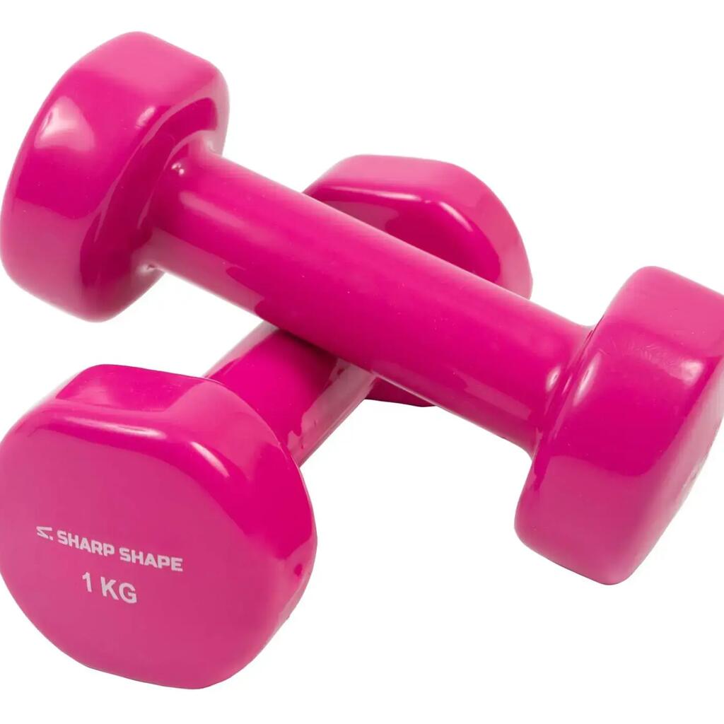VINYLOVÉ ČINKY 2 X 1 KG RUŽOVÉ SHARP SHAPE