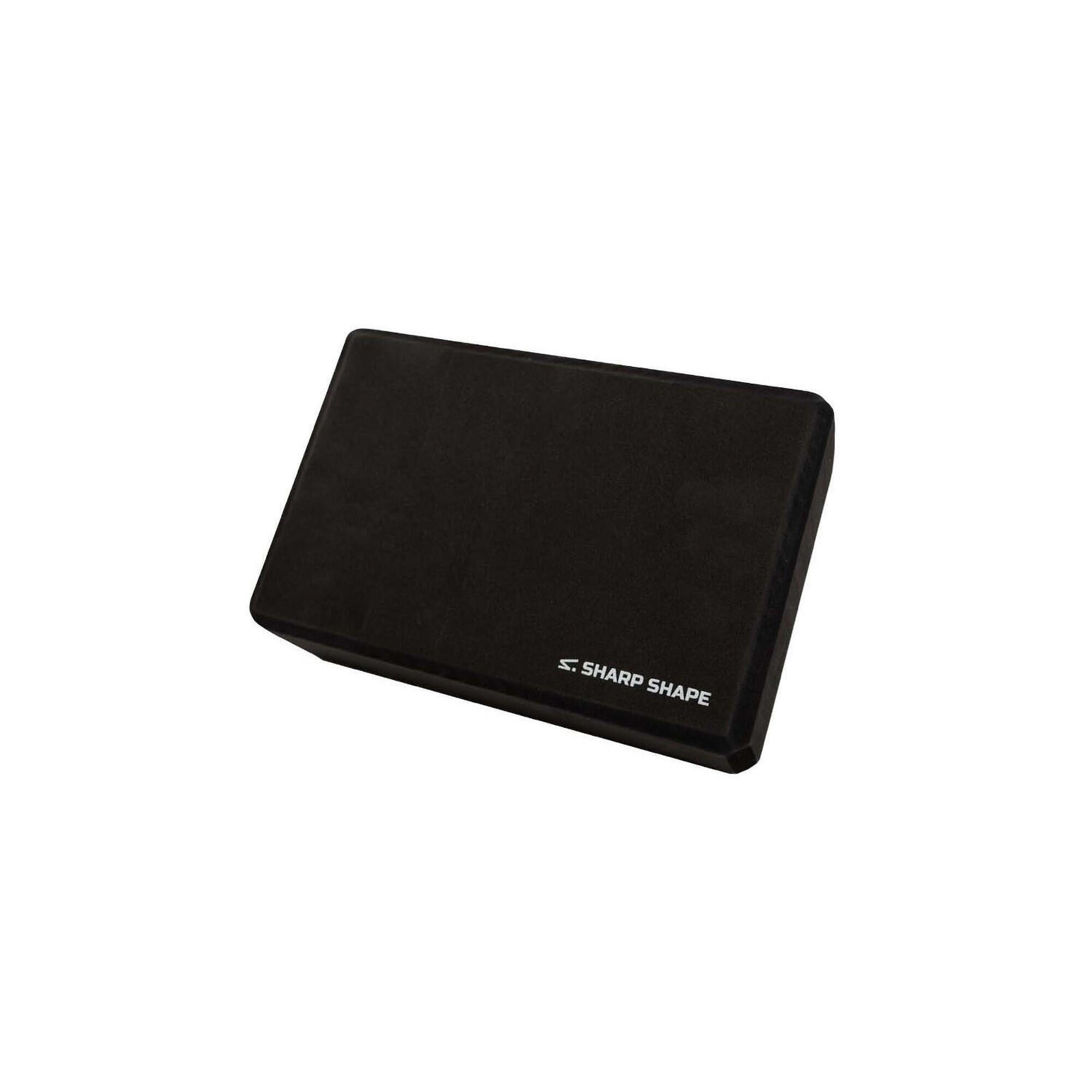 SHARP SHAPE Jóga blok ČERNÝ