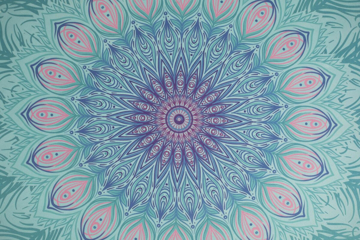 Kruhová podložka PEACOCK 4/6