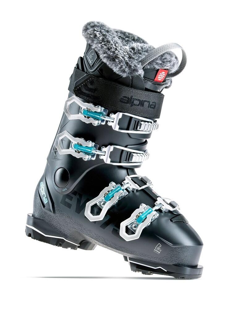 Chaussures de ski ALPINA Eve 75 HEAT(système de chauffage interne), Noir, Femmes 4/5