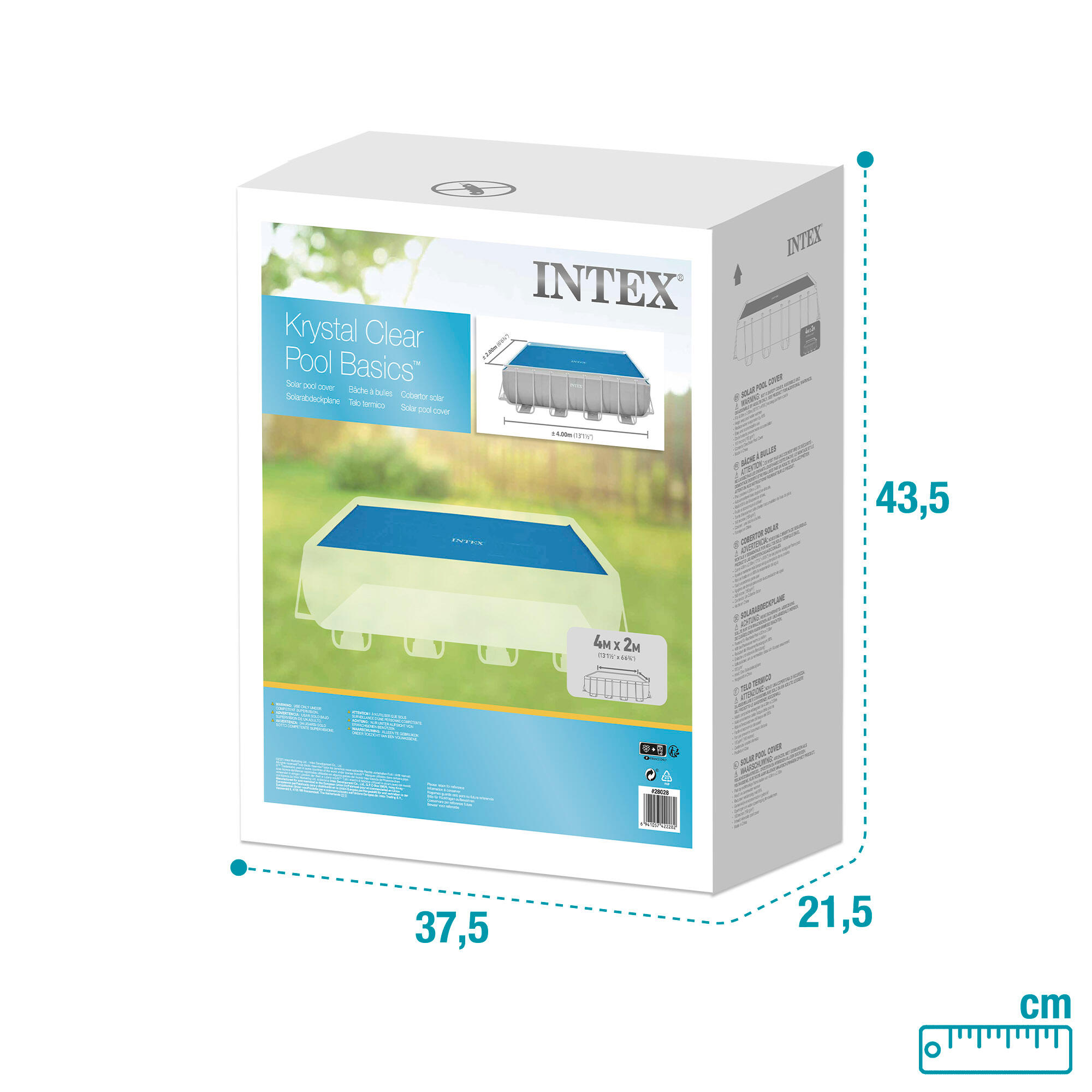Intex 28028 - Telo Termico Piscina Rettangolare, 400x200 cm 7/7