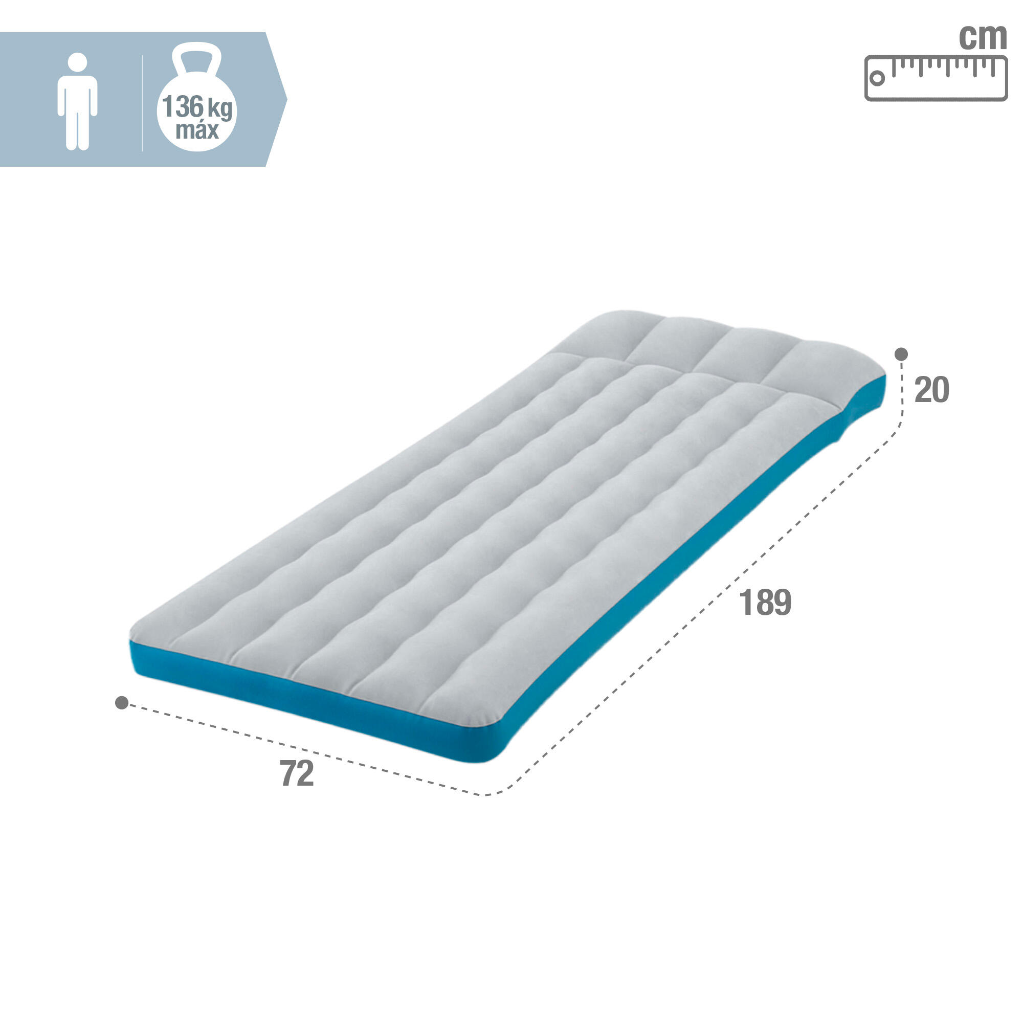 Intex - Camping Air Bed - Single 4/7