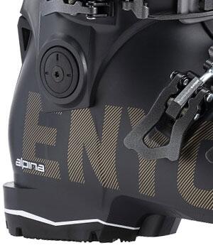 Chaussures de ski ALPINA Enyo 85, Noir/Doré, Femmes 3/5