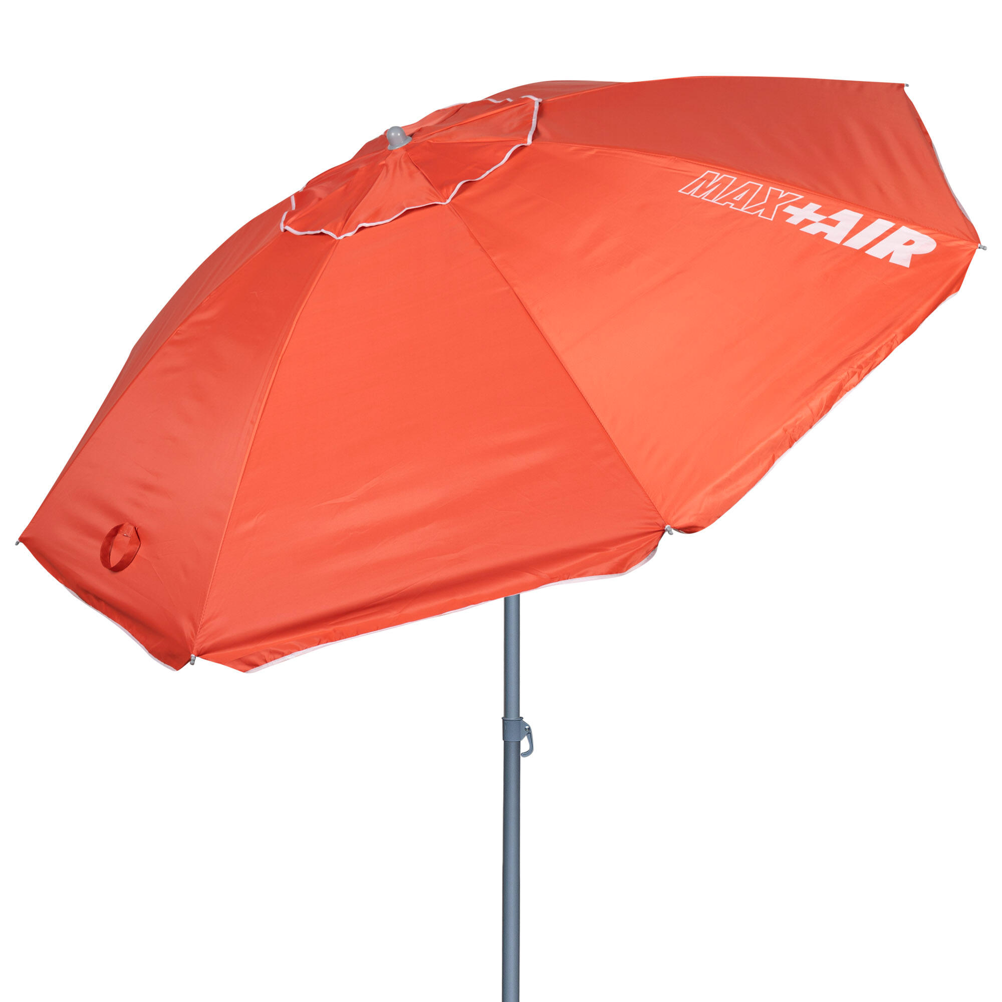 AKTIVE Sombrilla playa antiviento Ø200 cm c/mástil inclinable y protección UV50 Aktive
