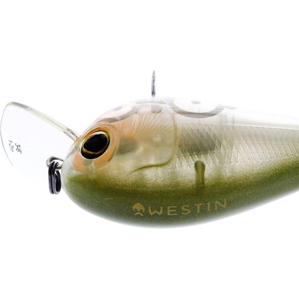 Señuelo Westin Bassbite Squarebill 6cm (Olivado Transparente) 5/5