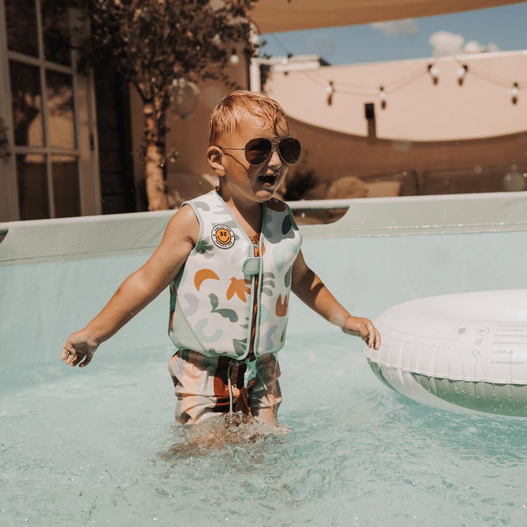 Gilet de bain - Multicolore - Abstract - 3/6 ans 5/6