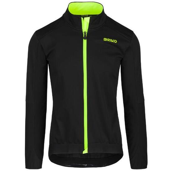 briko giubbotto nero da uomo in da ciclismo e bici road