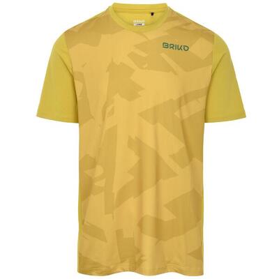 briko t-shirt verde da uomo in da ciclismo e bici