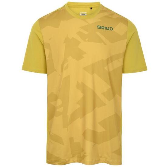 briko t-shirt verde da uomo in da ciclismo e bici