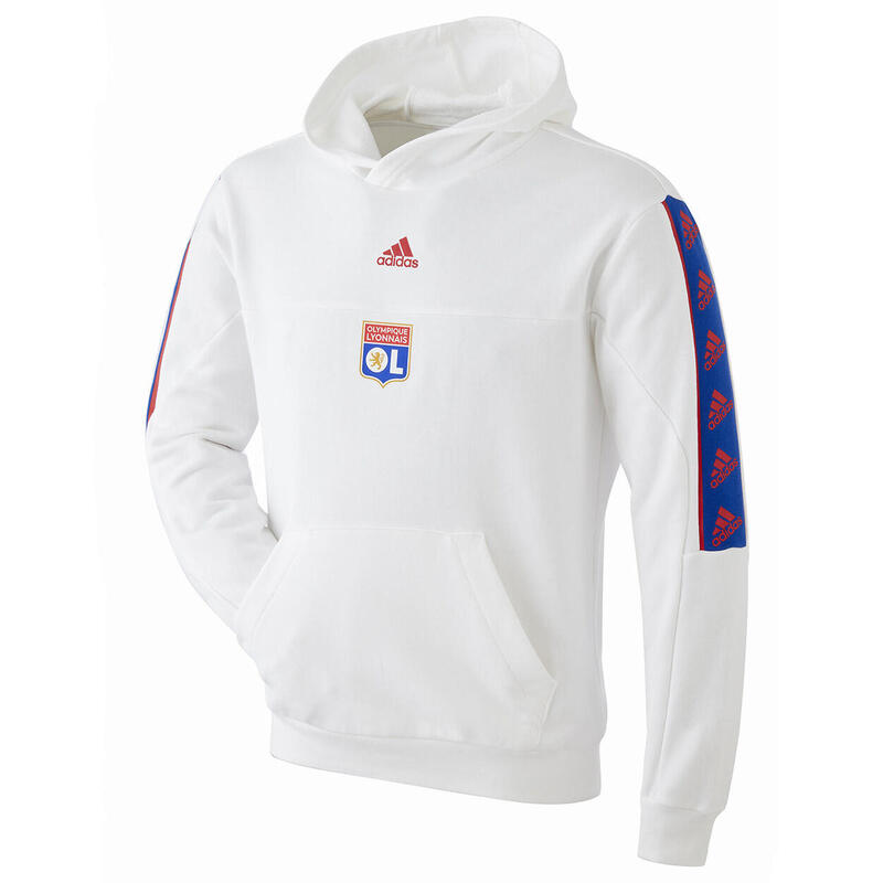 Sweat à capuche BL Blanc Homme
