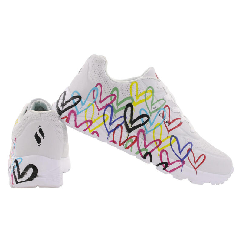 Buty na co dzień damskie SKECHERS UNO LITE SPREAD THE LOVE