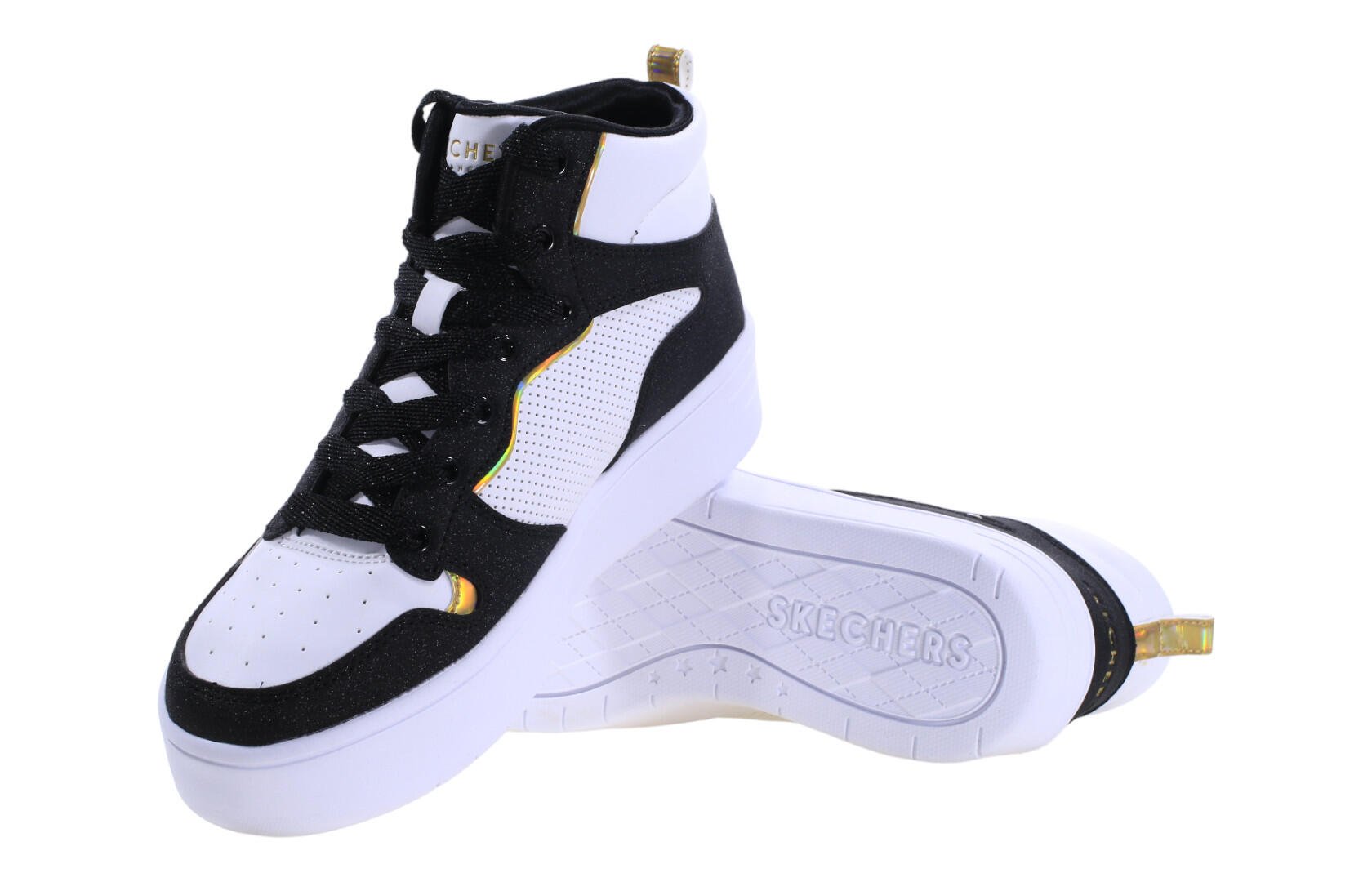 Buty na co dzień młodzieżowe SKECEHRS COURT HIGH SHINE eko skóra 4/4