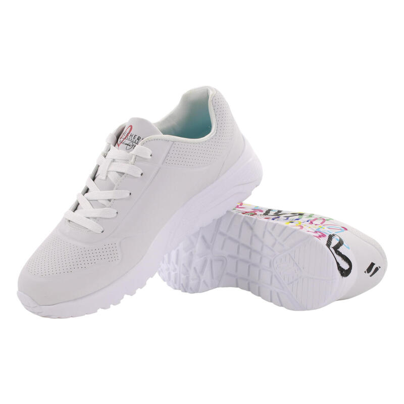 Buty na co dzień damskie SKECHERS UNO LITE SPREAD THE LOVE