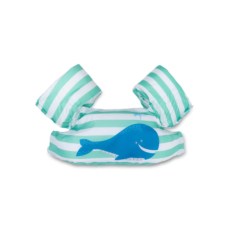 Swim Essentials Puddle Jumper - Groen/Blauw - Whaley - 2/6 Jaar 4/4