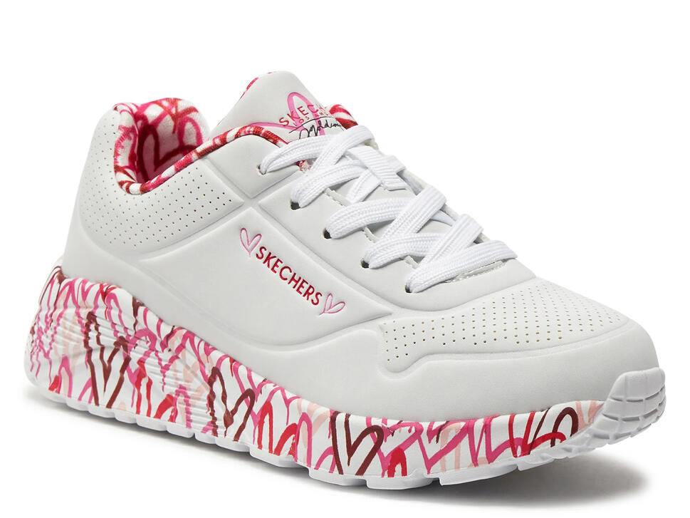 Buty na co dzień młodzieżowe SKECHERS UNO LITE eko skóra