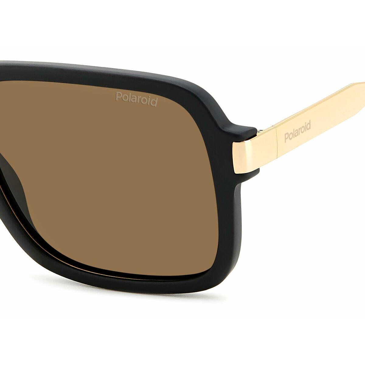 Polaroid Square Mens Black Bronze Polarized PLD 6220/S/X 5/5