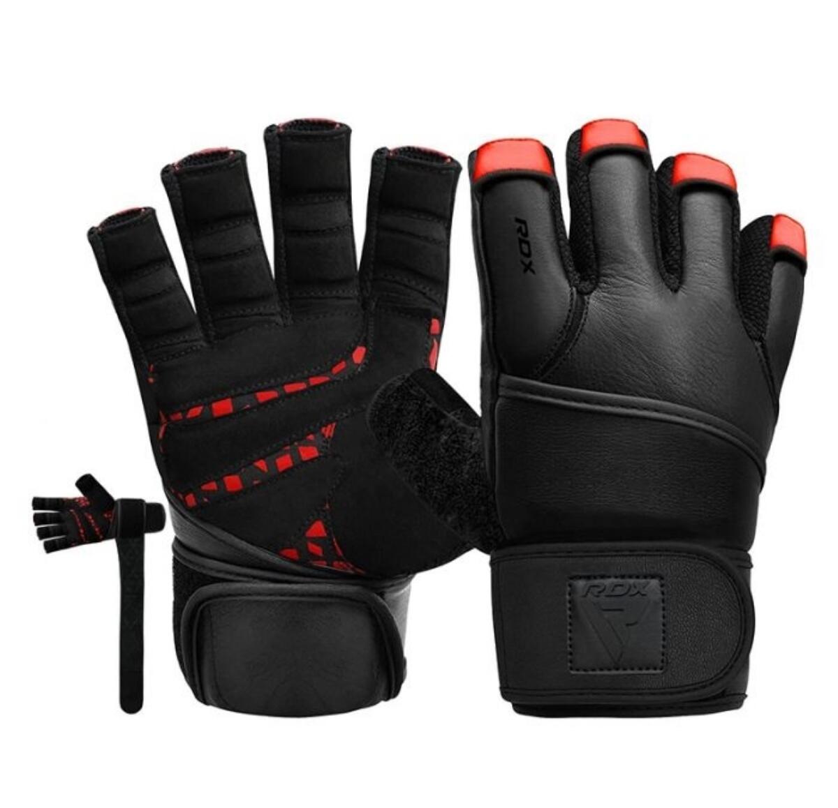 RDX SPORTS Gym Glove Micro Red/Black Plus-S