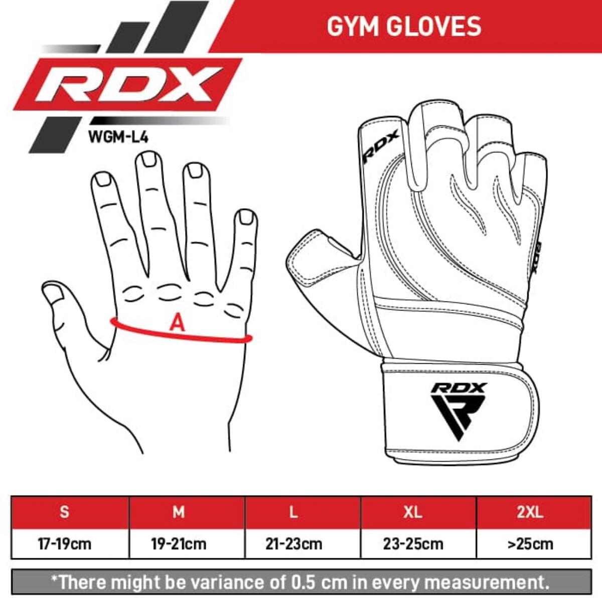RDX L4 Open Finger Gewichtheberhandschuhe für das Fitnessstudio 6/7