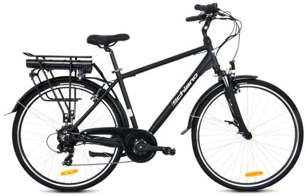 Vélo de ville homme 28'' fourche aluminium suspendue 10.4 ah