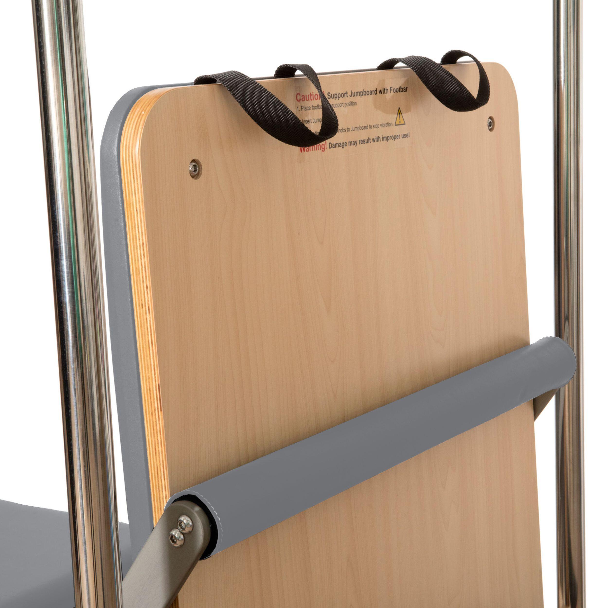 Cadillac - Reformer de Pilates Elina Pilates de Madera Gris 3/4