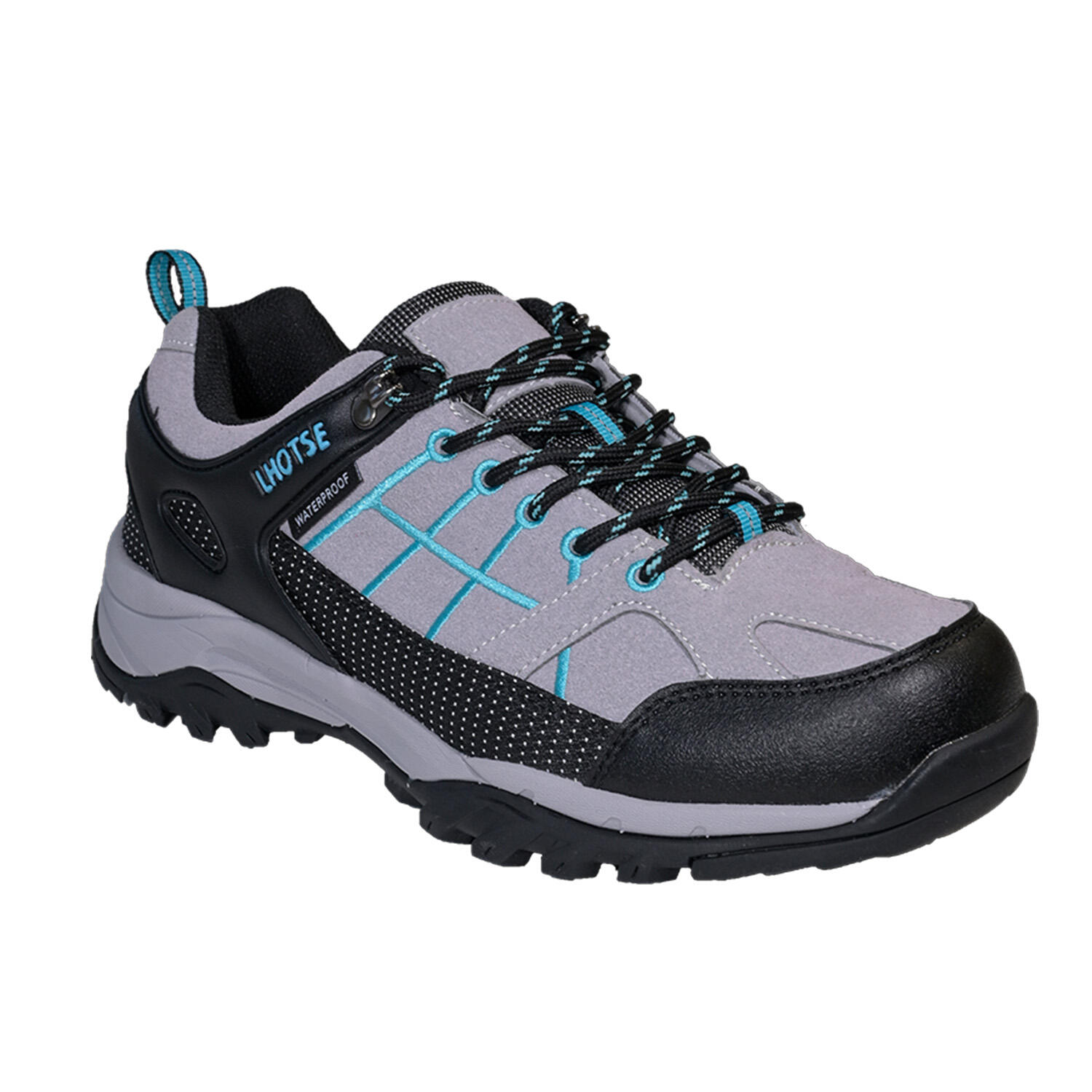Lhotse - Chaussures Kiang Gris/lagoon - 38 - Chaussures À Crampons - Bleu|gris - 38 - Decathlon
