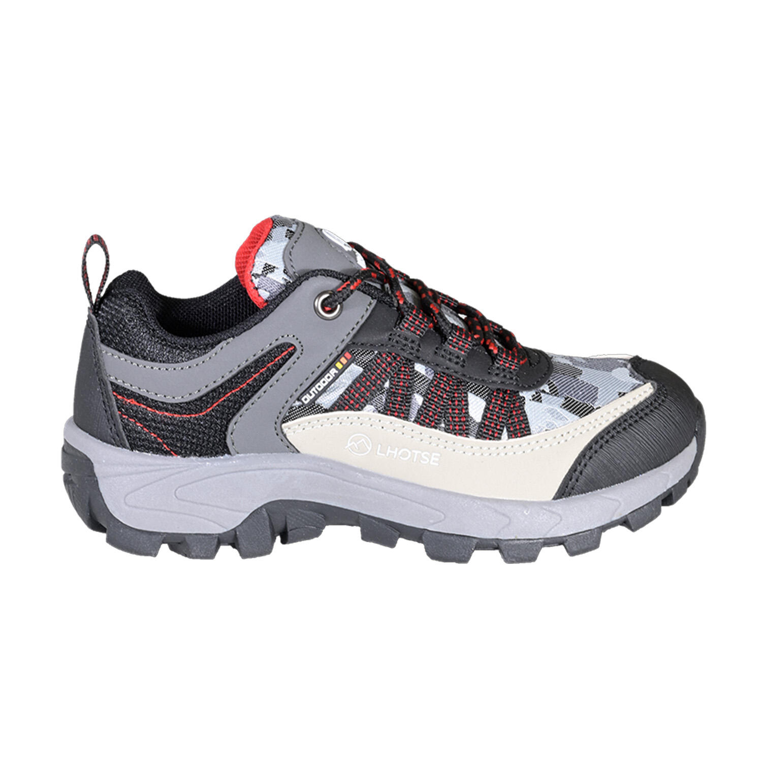 Chaussures PANDA GRIS/ROUGE - 29 2/4