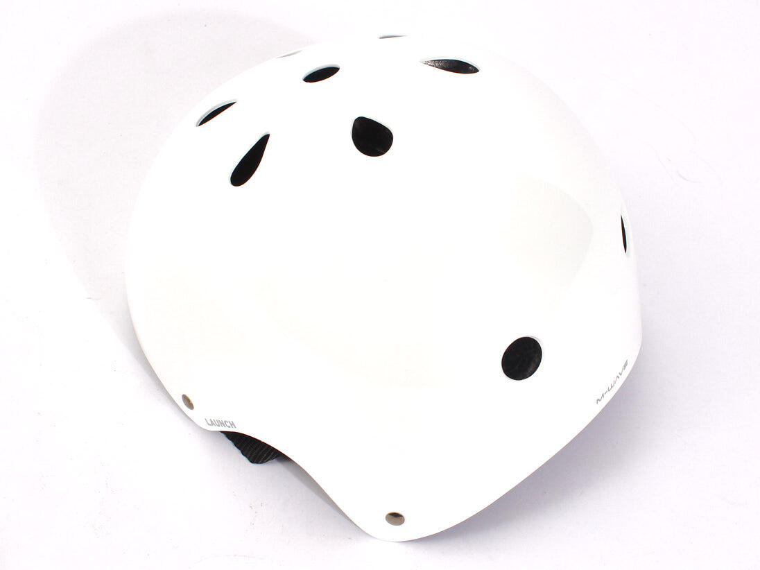 CASQUE BMX FREESTYLE MVP LAUNCH BLANC M KHEBIKES 2/5