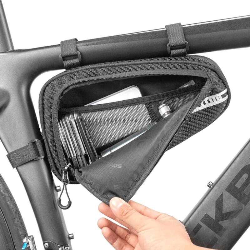Sakwa rowerowa pod ramę Rockbros 1,2L trójkątna 2/5